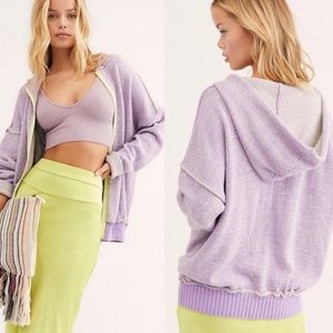 Free People In Bloom Full Zip Hoodie